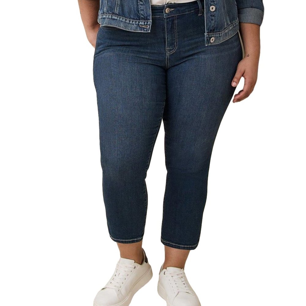 Torrid Perfect Boyfriend Ankle Premium Stretch Mid-Rise Jean SZ 18R